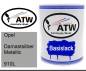 Preview: Opel, Damastsilber Metallic, 910L: 1L Lackdose, von ATW Autoteile West.